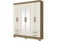 ARMOIRE CANDICE REF B63-106 (2PC) 6 PTS 4 TIRS RU